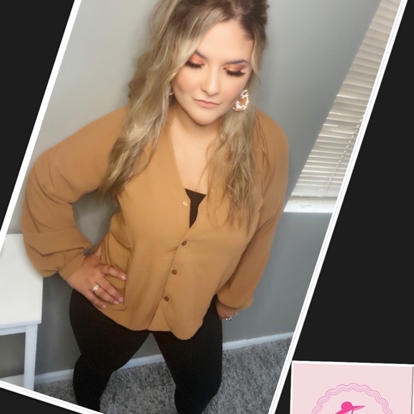 COPY - Dressy Camel Top - Picture 4 of 7